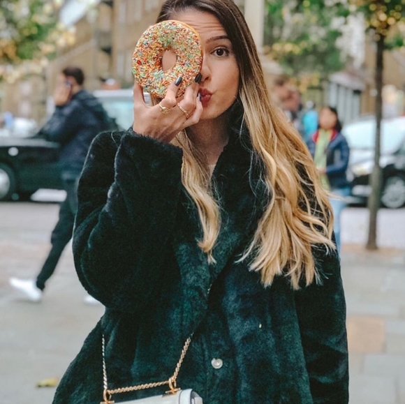 MODA ME COUTURE Jackets & Blazers - KELLY Emerald Green Coat